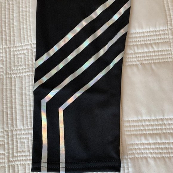 New Without Tags FITTOO Reflective Workout Leggings/High Waisted Yoga Pants - Picture 10 of 11